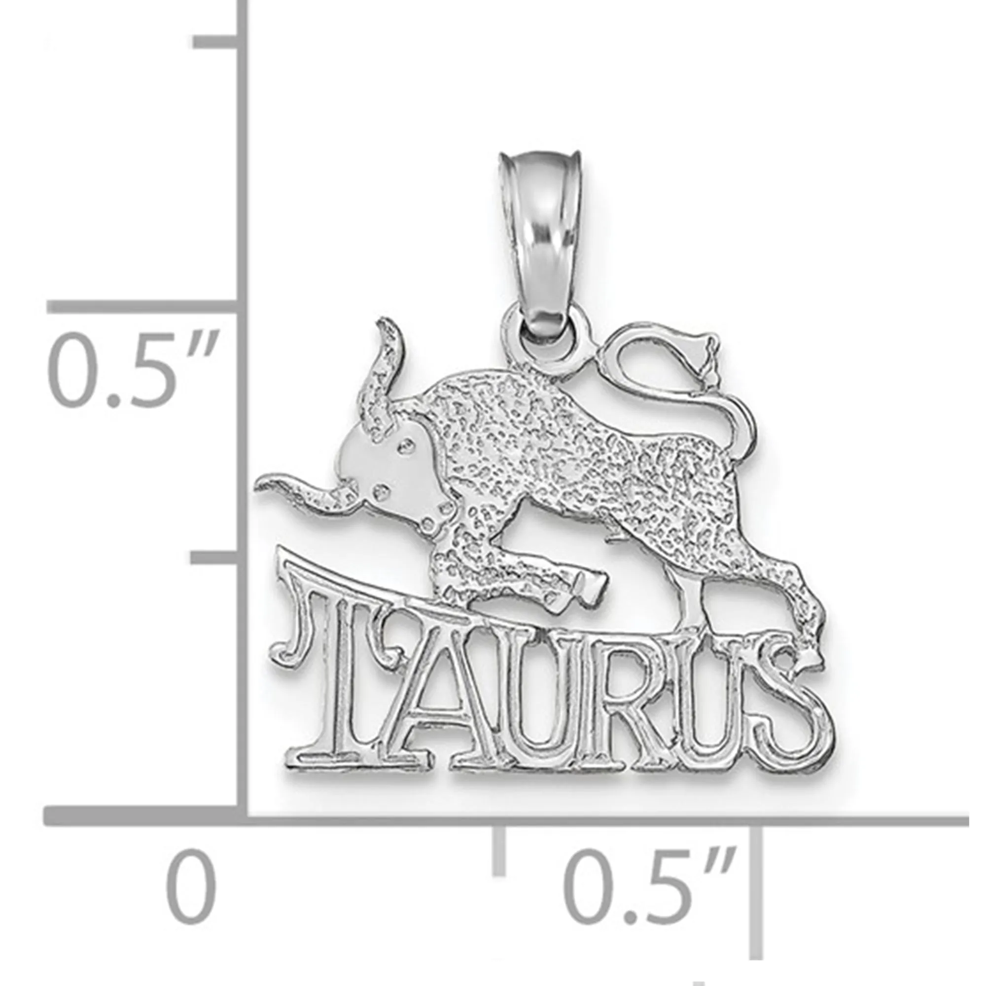14k Real Solid Gold Zodiac Birth Symbol Pendant Charm