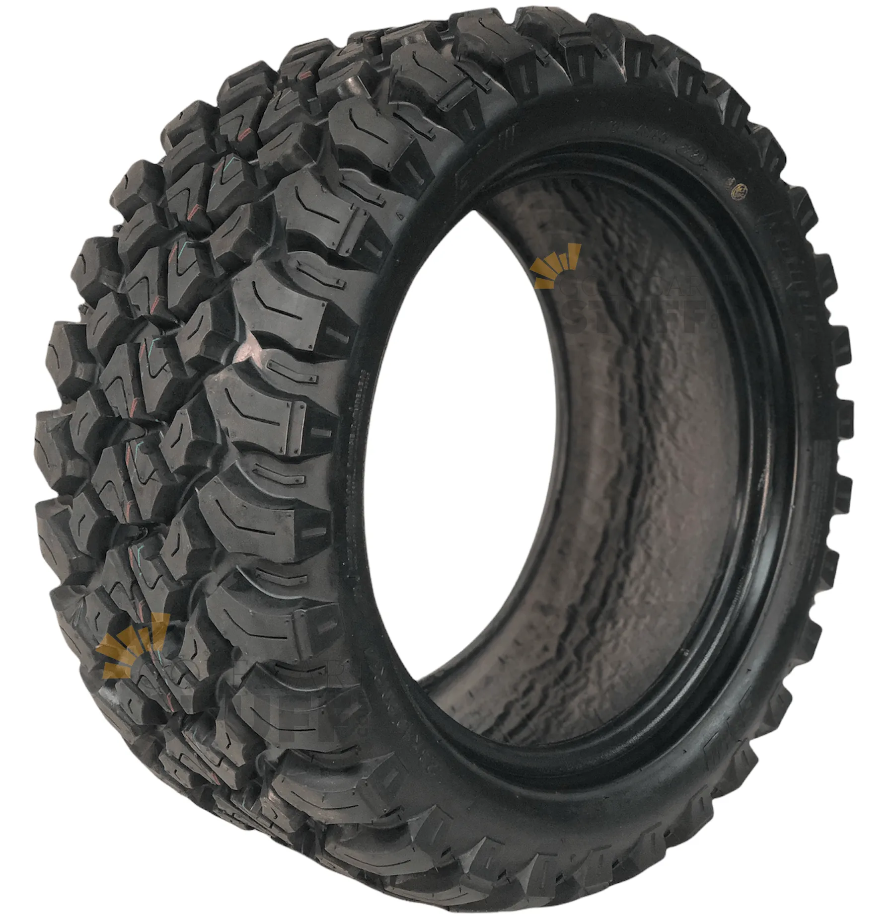 14" Apex Matte Bronze Golf Cart Wheels and All Terrain / Off-Road Tires Combo - Set of 4