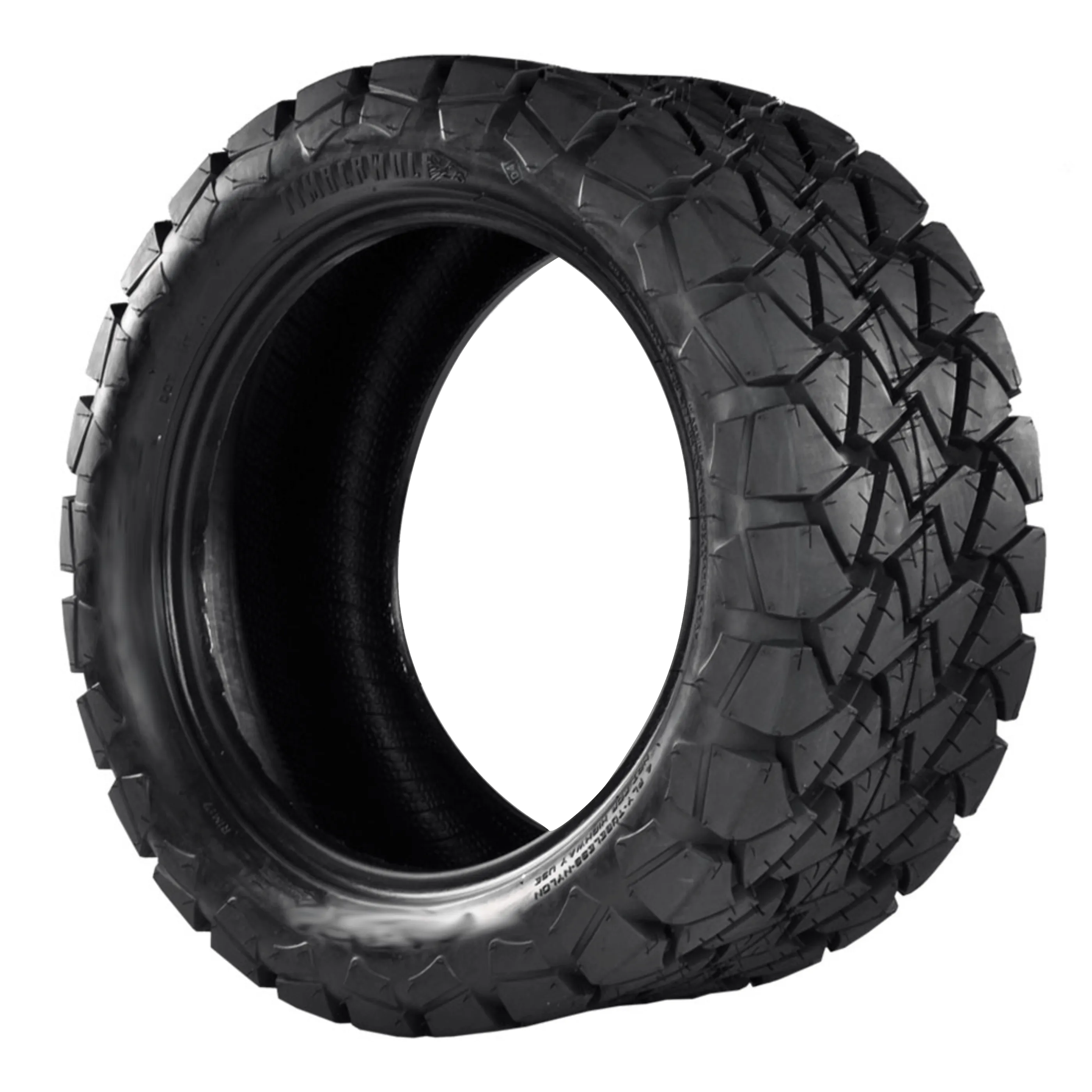 14" Apex Matte Bronze Golf Cart Wheels and All Terrain / Off-Road Tires Combo - Set of 4