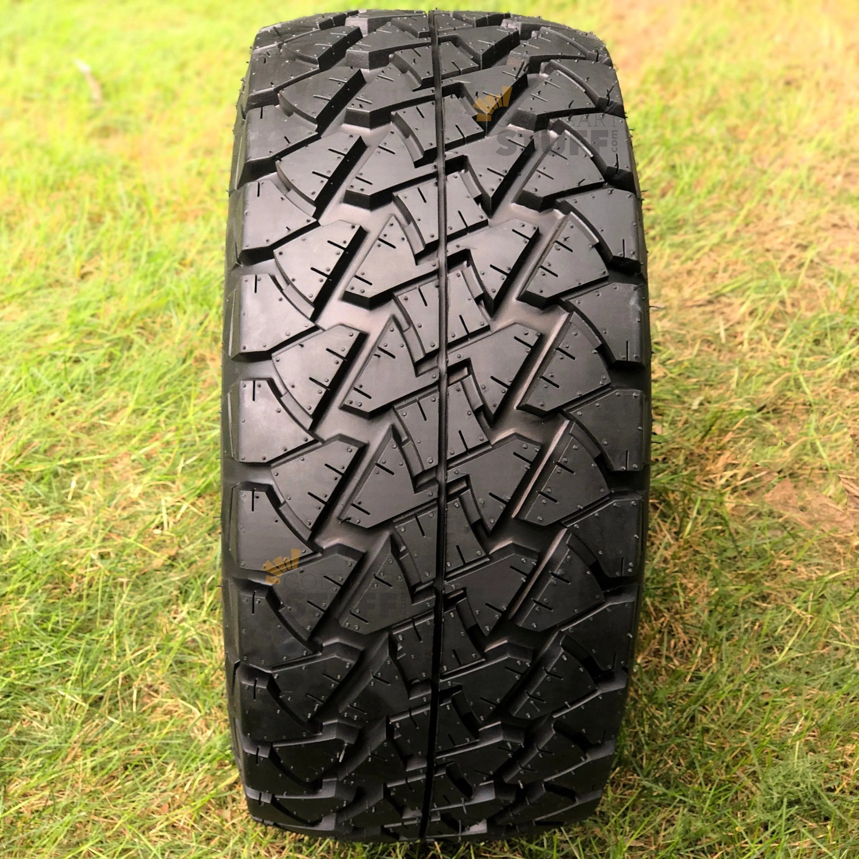 14" Apex Matte Bronze Golf Cart Wheels and All Terrain / Off-Road Tires Combo - Set of 4