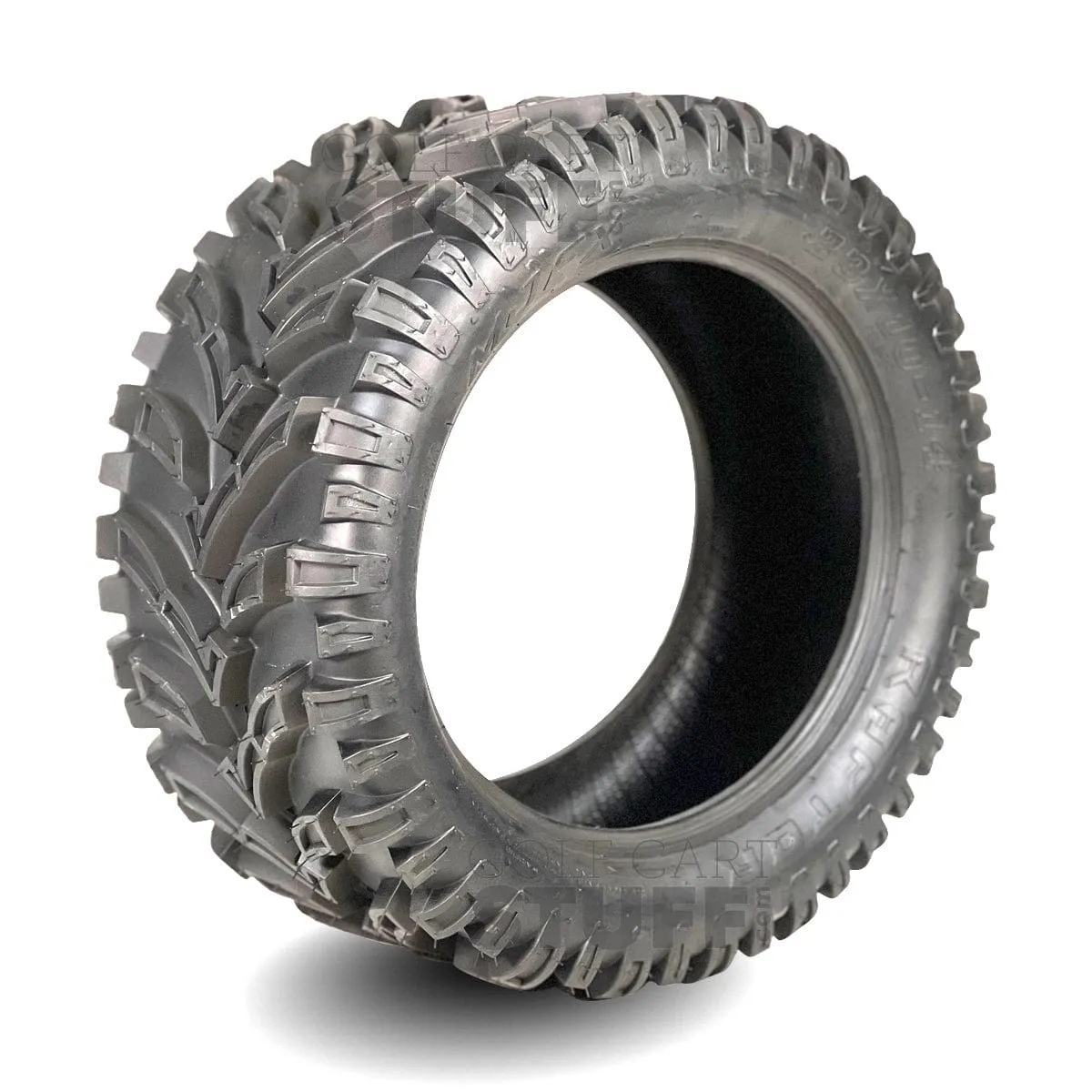 14" Apex Matte Bronze Golf Cart Wheels and All Terrain / Off-Road Tires Combo - Set of 4