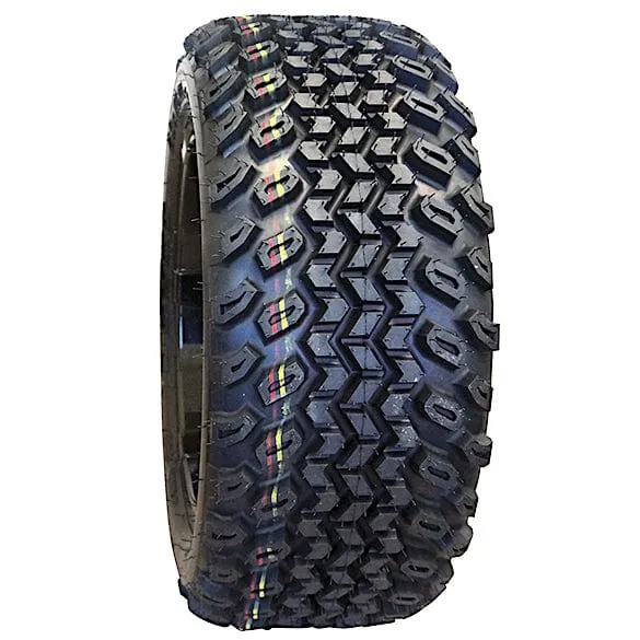 14" Apex Matte Bronze Golf Cart Wheels and All Terrain / Off-Road Tires Combo - Set of 4