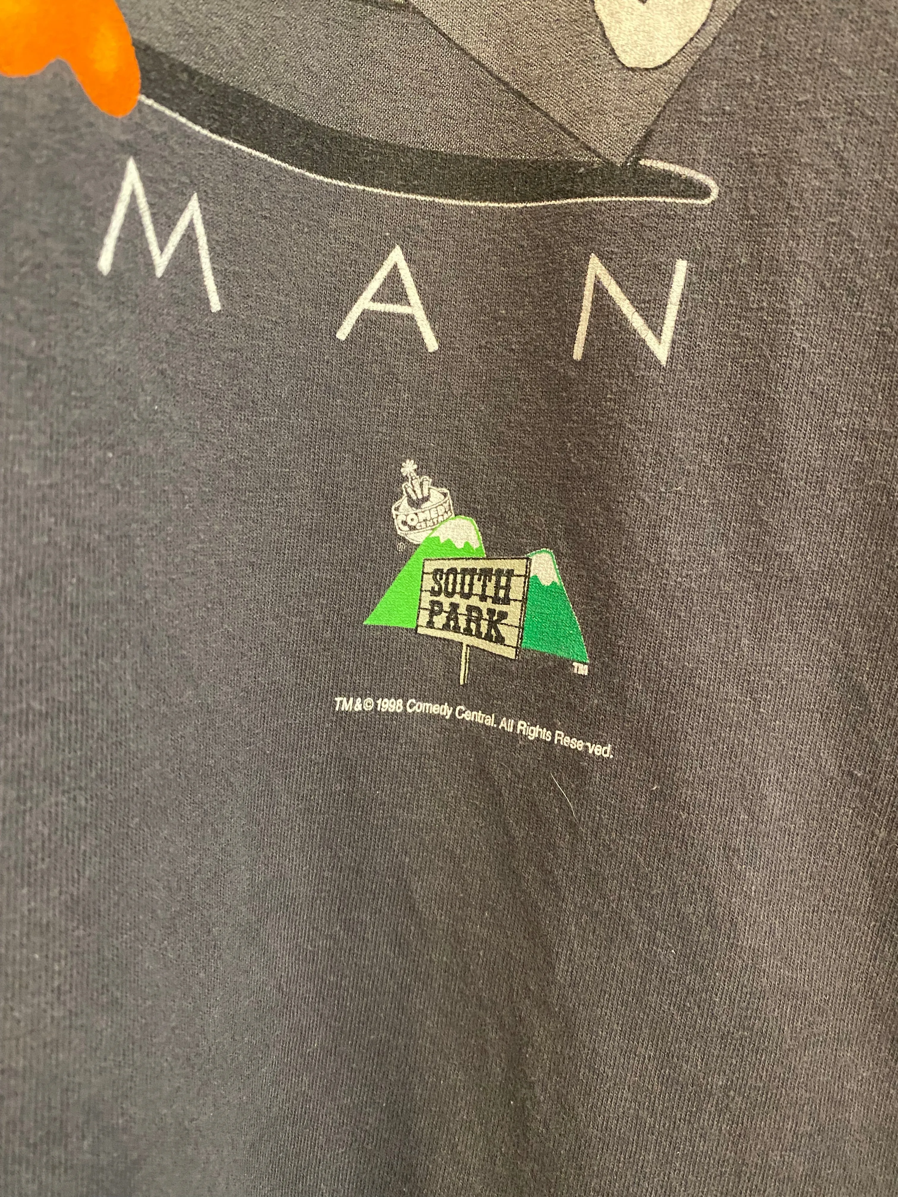 1998 Vintage Cartman Cheesy Poofs South Park T-Shirt: XL