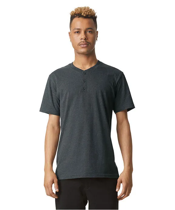 2004CVC - American Apparel Unisex CVC Henley T-Shirt