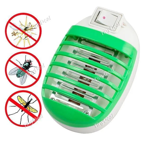 4pcs Electric Practical Mini LED Mosquito Repellent Fly Bug Insect Trap Zapper Killer Night Lamp