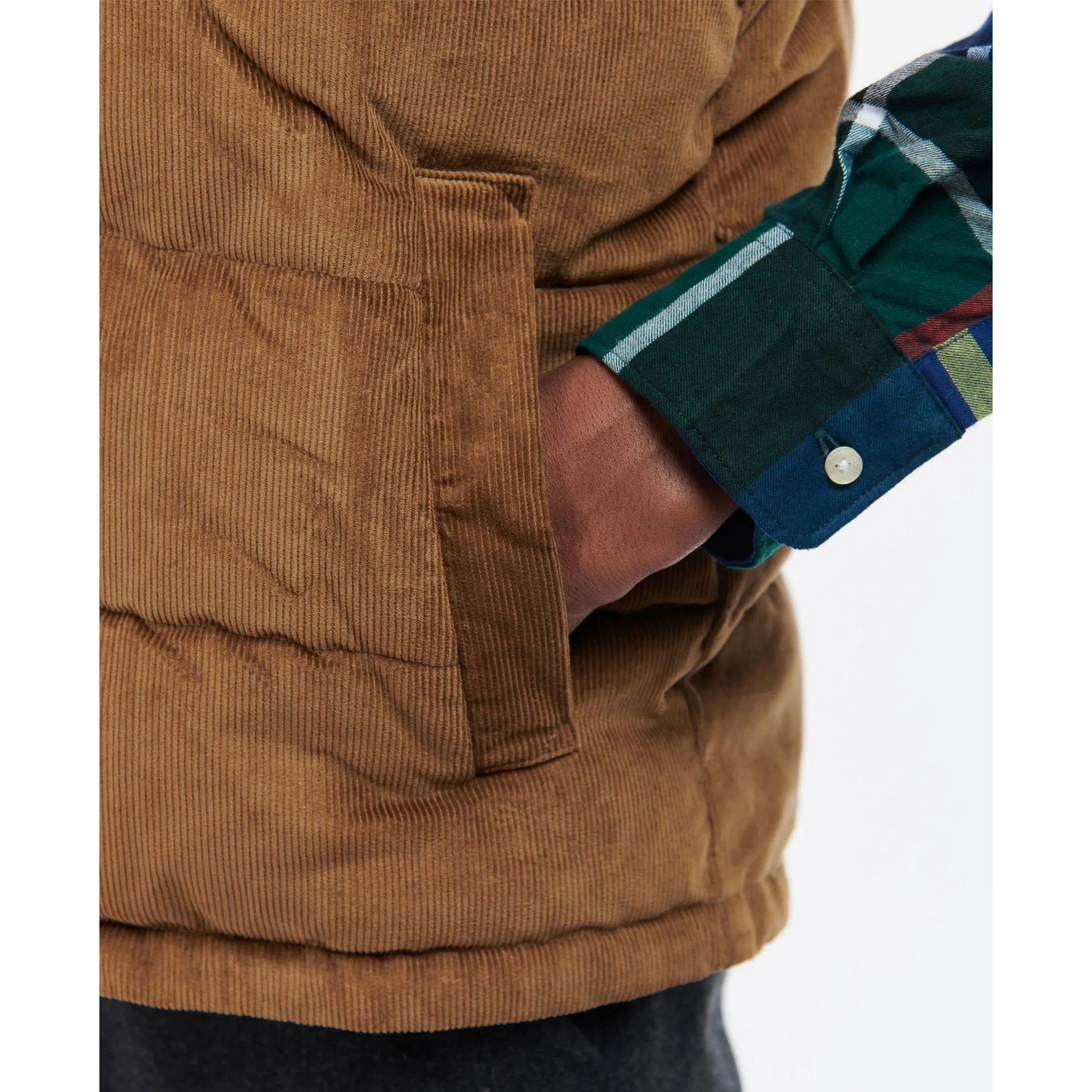 Barbour Cord Baffle Gilet MGI0149