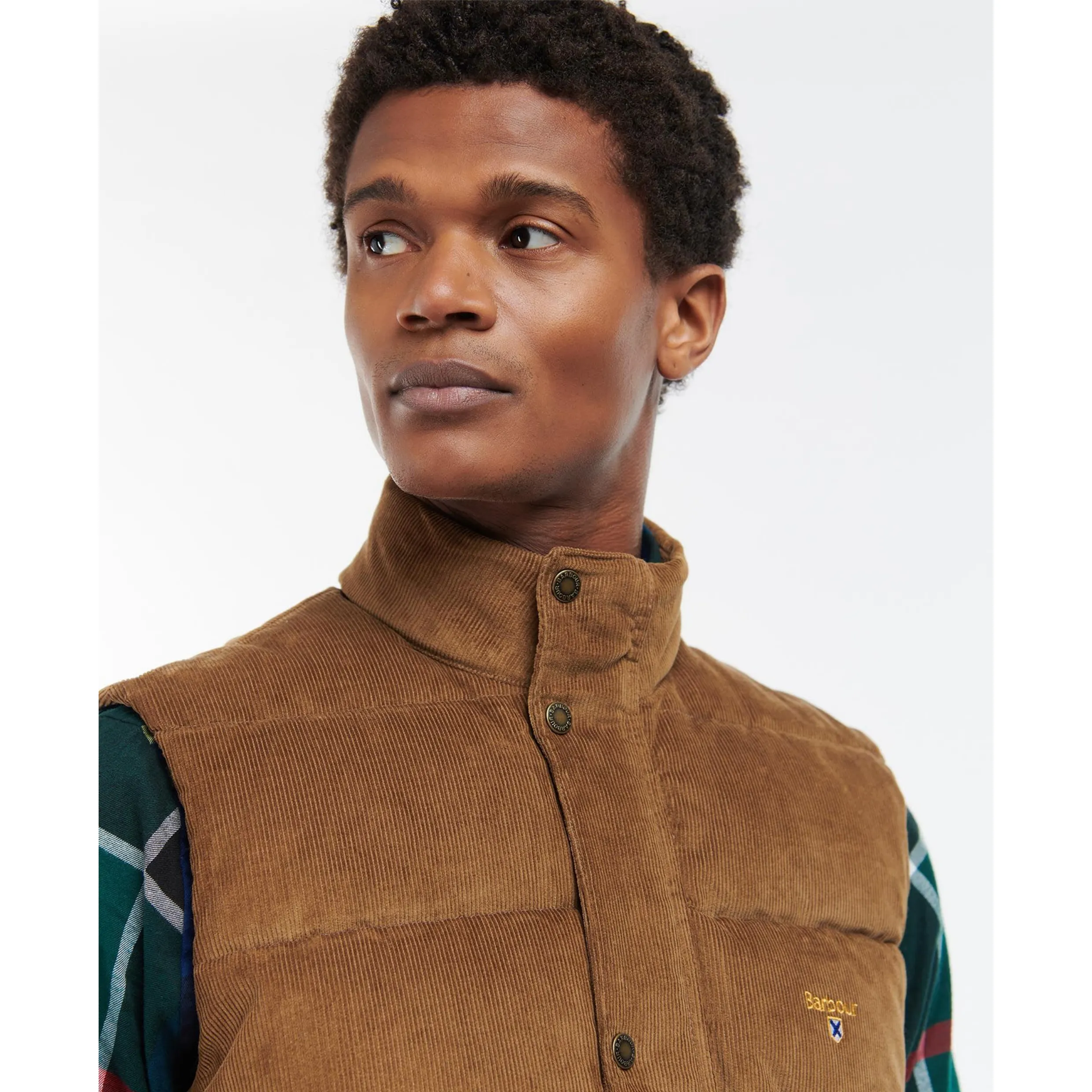 Barbour Cord Baffle Gilet MGI0149
