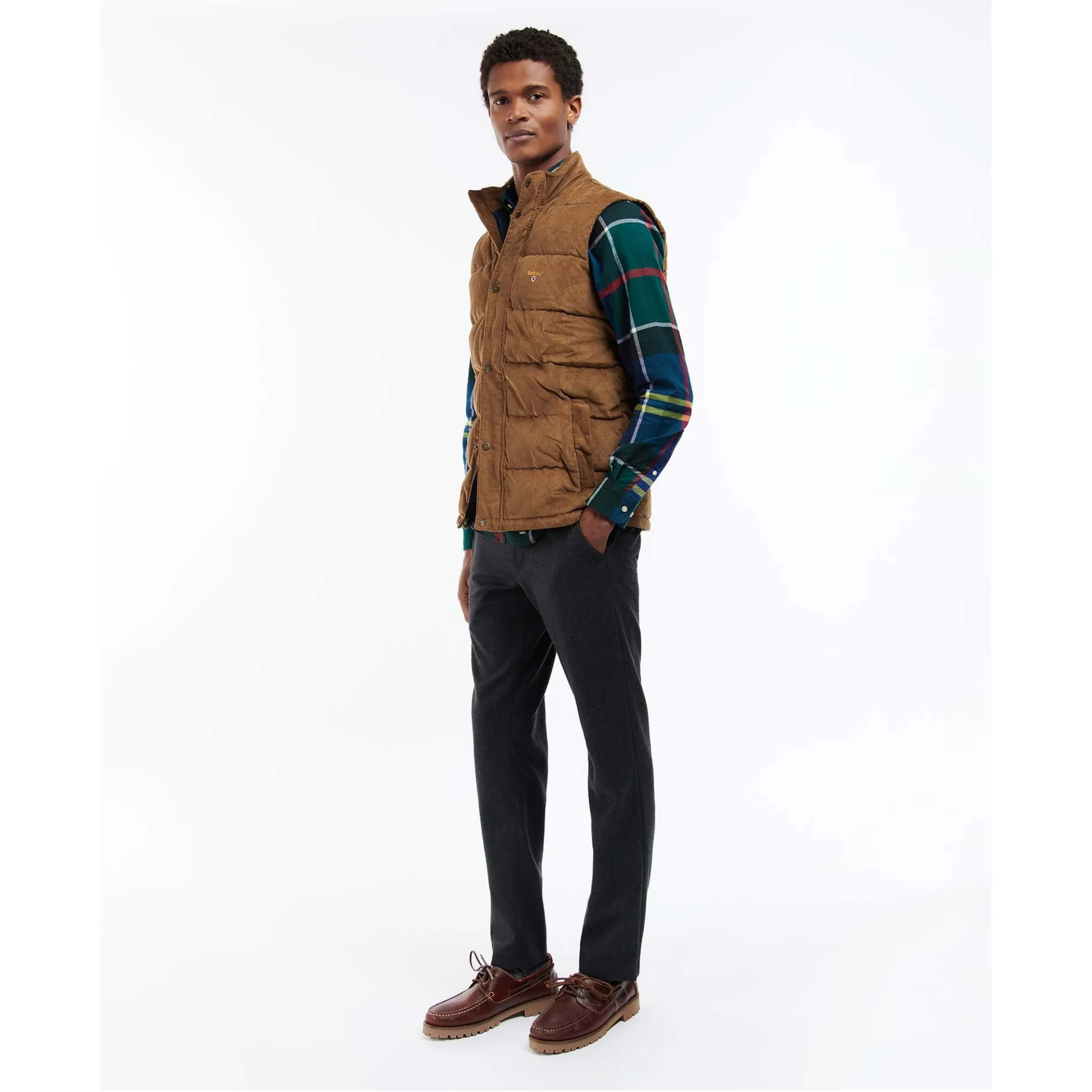 Barbour Cord Baffle Gilet MGI0149