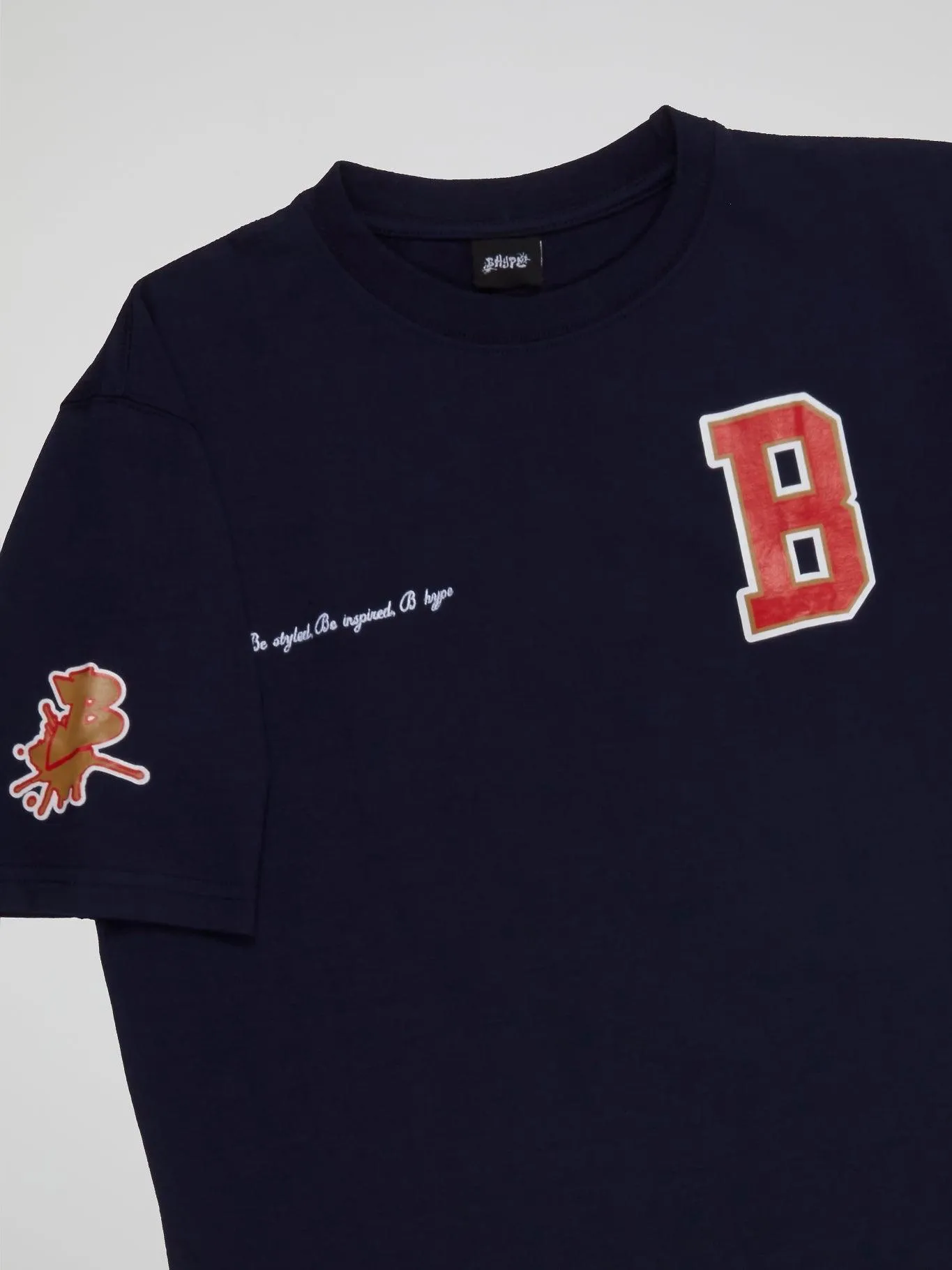 Bhype Society - Bhype Marine Blue T-shirt Varsity Collection