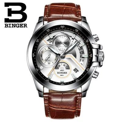 Binger Swiss Quartz Designer Men's Watch B 9016