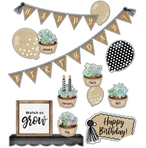 Birthday  | Classroom  Bulletin Board Set | Simply Stylish | Schoolgirl Style