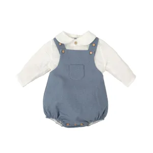 Blue Overall Bubble (Baby)