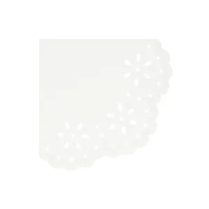 Broderie Anglaise lace Whitei napkins L