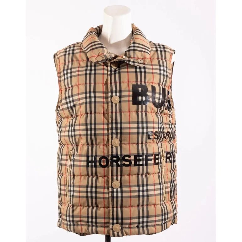 Burberry Horseferry Print Padded Gilet