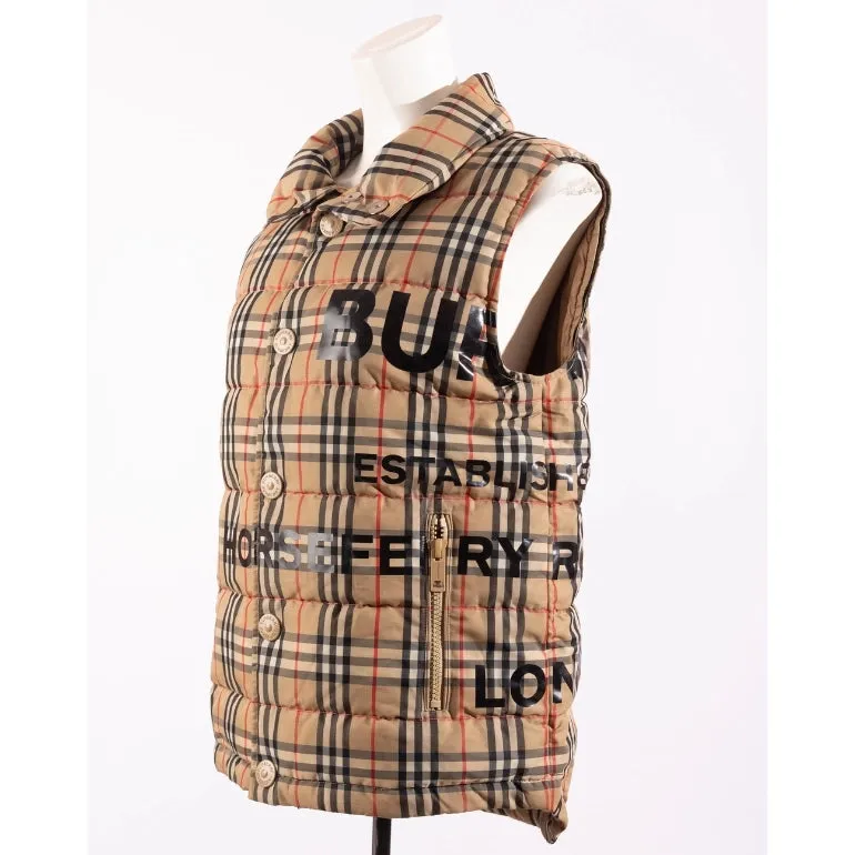 Burberry Horseferry Print Padded Gilet
