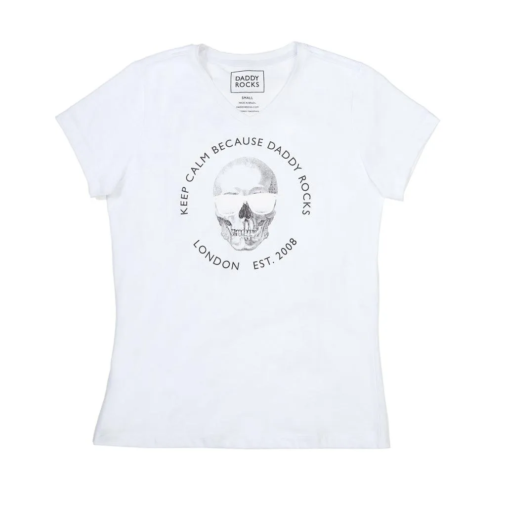 Camiseta Feminina Keep Calm - Gola V