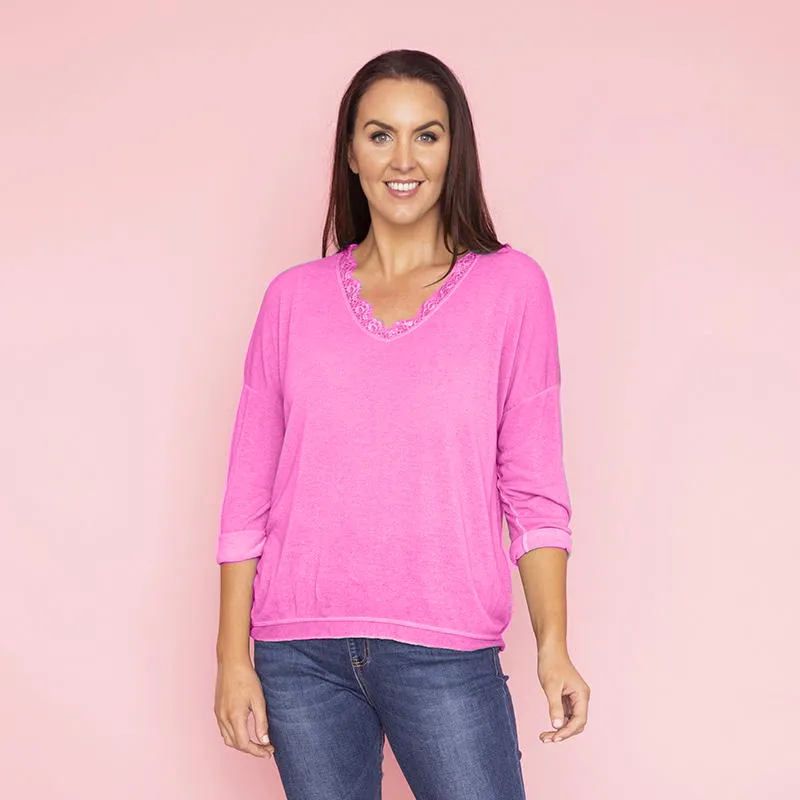 Carrie Top (Fuchsia)