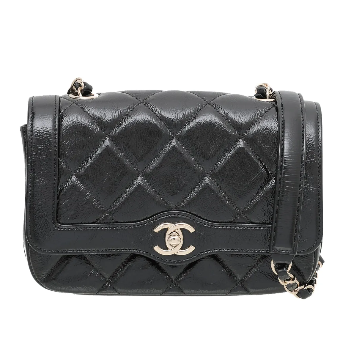 Chanel Black Seasonal Bordered Flap Bag