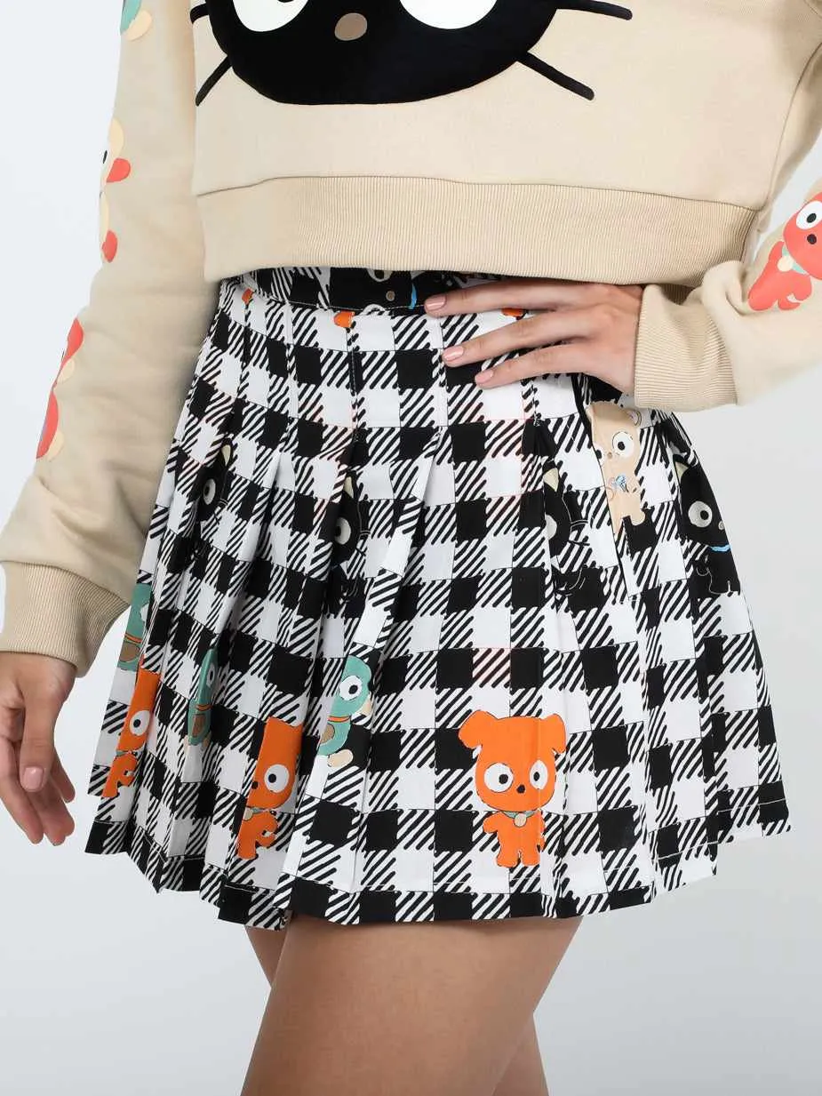 Chococat & Friends Mini Pleated Skirt