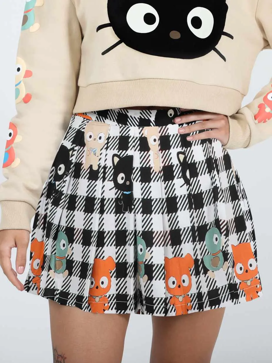 Chococat & Friends Mini Pleated Skirt