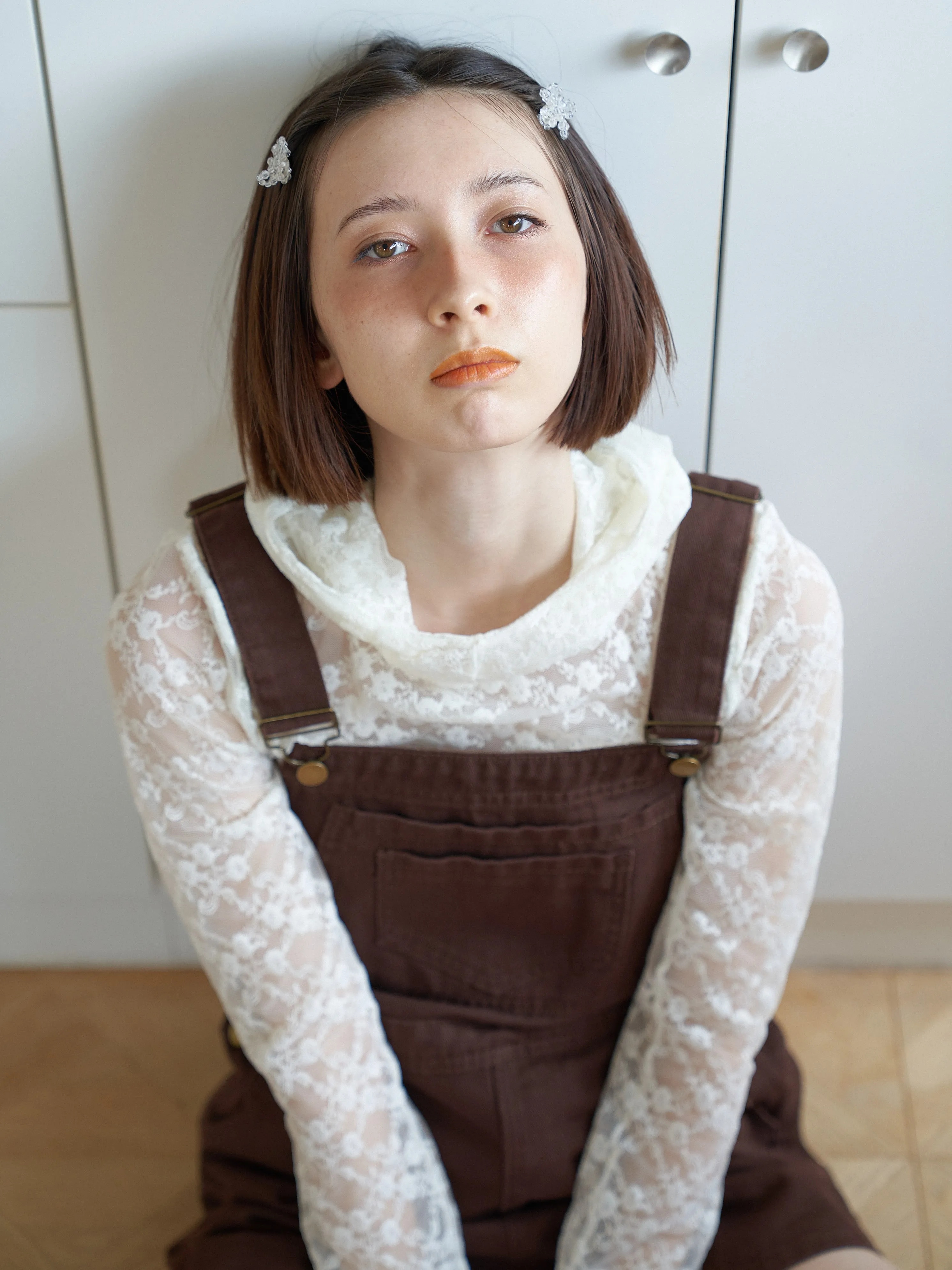 Chocolate Overall Shorts