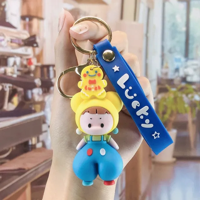 Cute Cartoon Dolls keychain