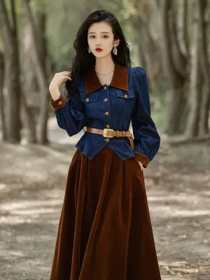 Demi vintage set, Victorian dress, Victorian dress, Abiti vittoriani, Robe victorienne, Viktorianisches, Vintage Dress, French