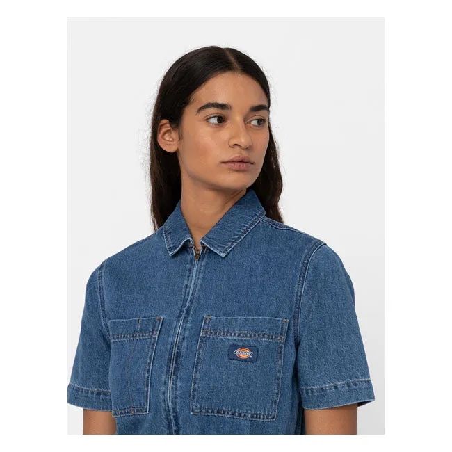 Dickies Houston Ladies Overall Classic Blue Ladies