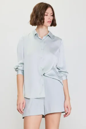 DOVE SATIN SHIRT