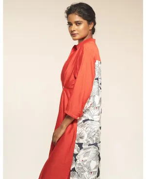 Draped Leaf Dress