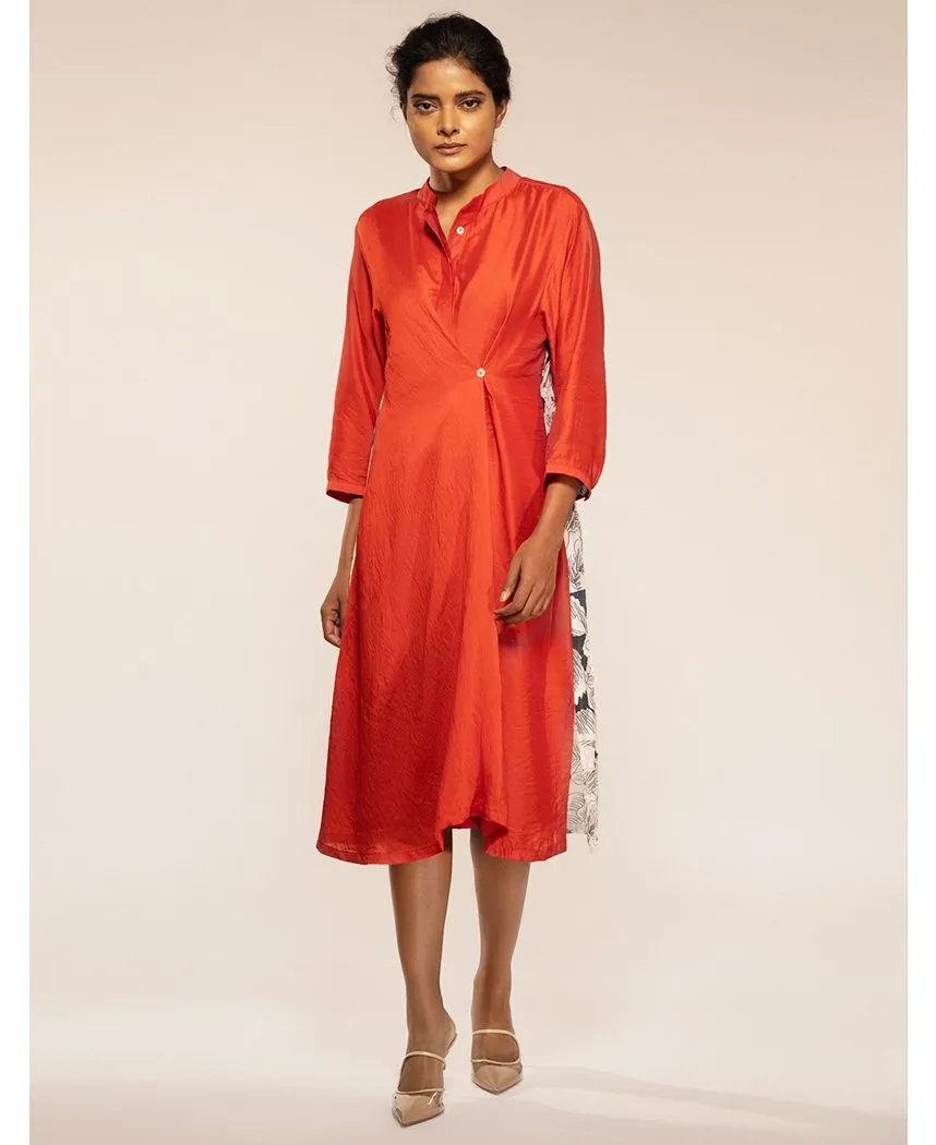 Draped Leaf Dress