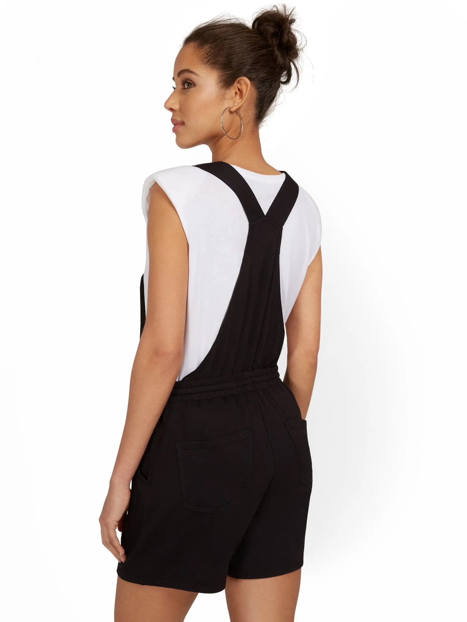 Drawstring Short Overall
