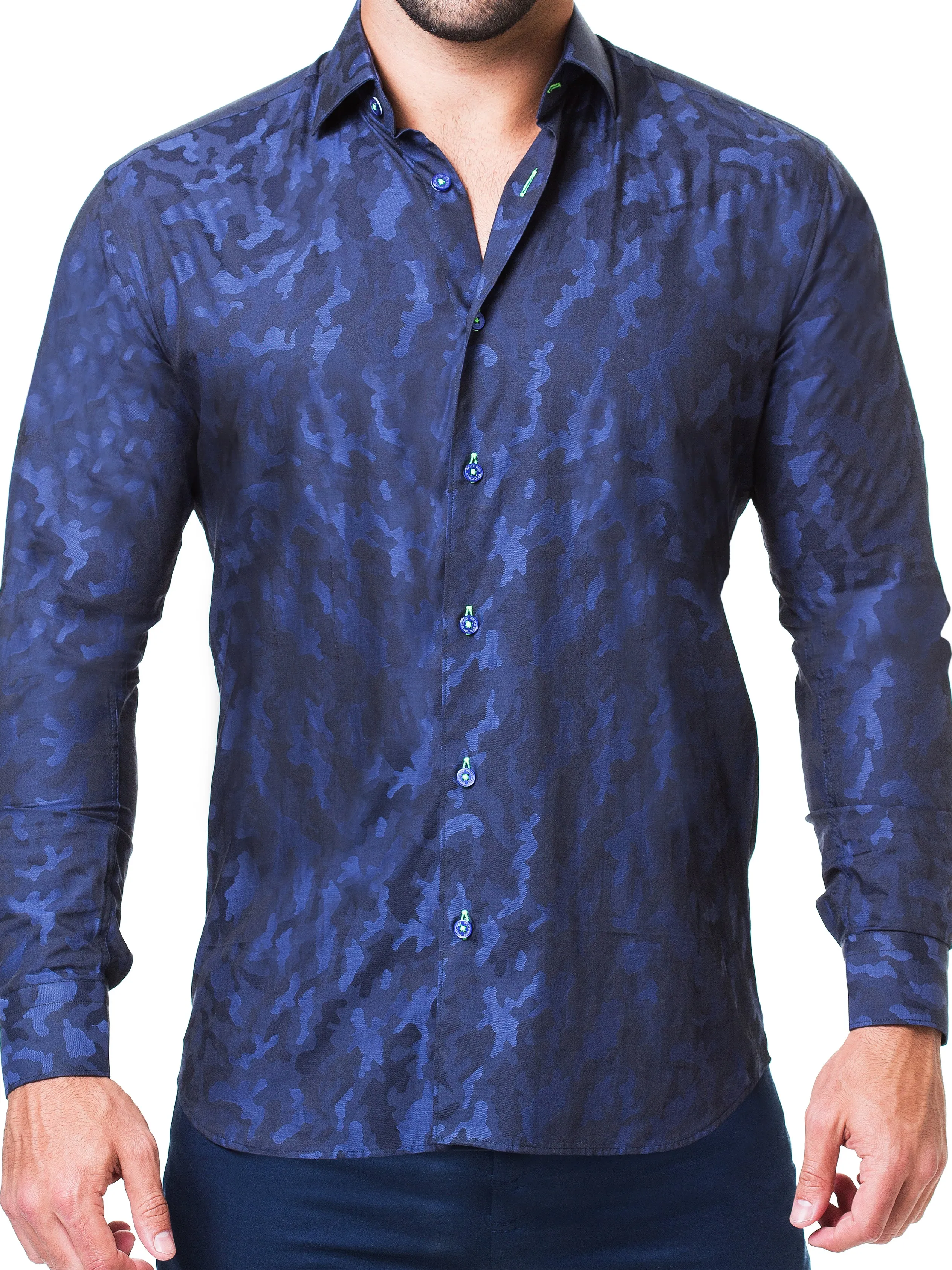 Einstein Camouflage Blue