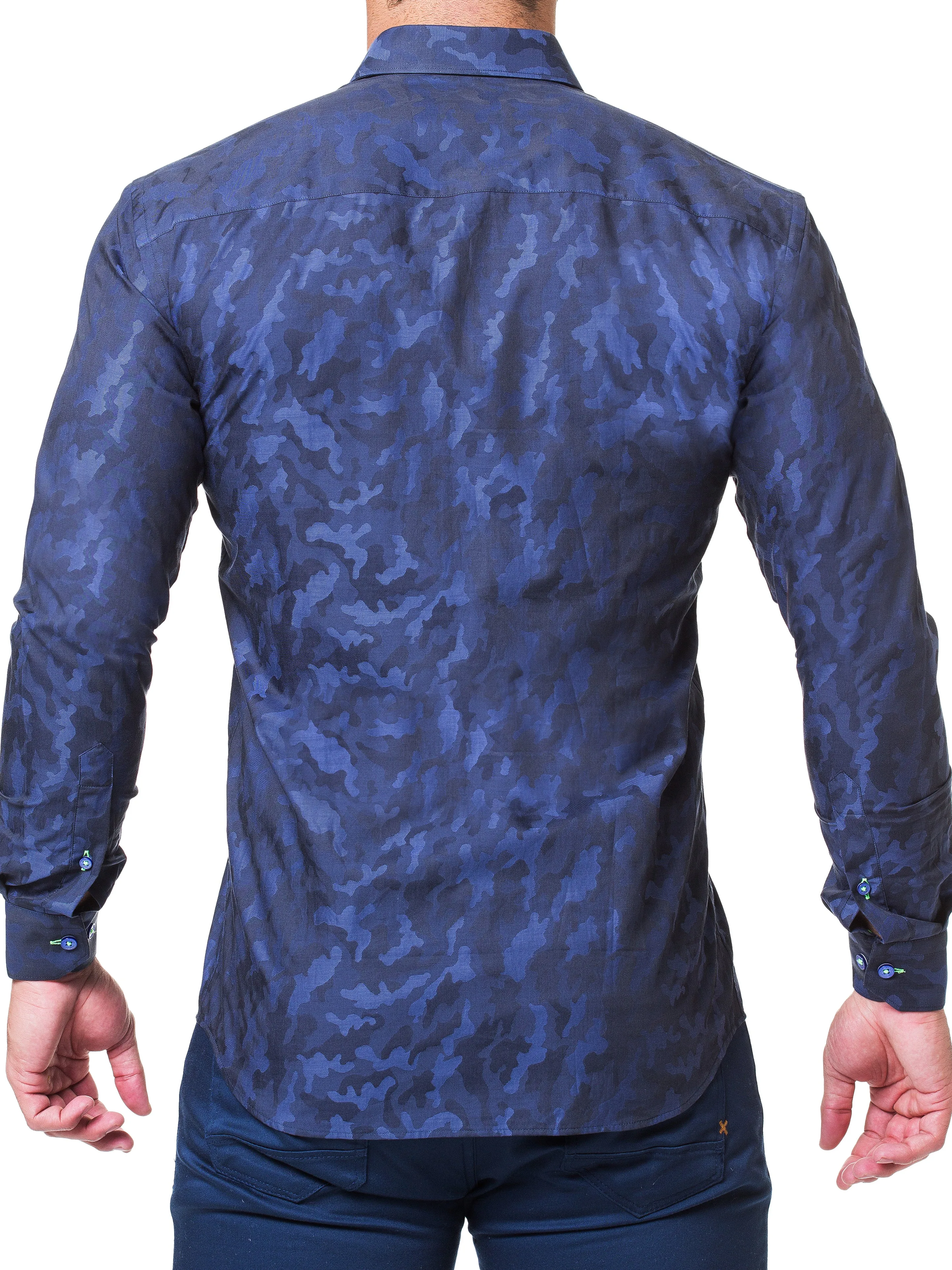 Einstein Camouflage Blue