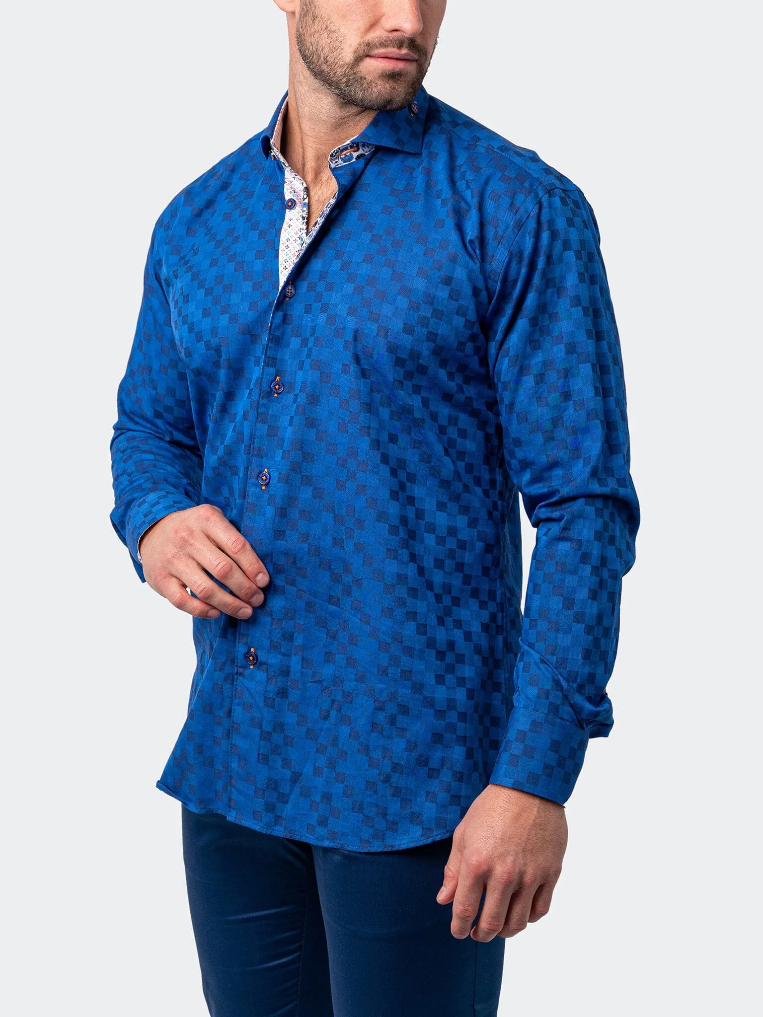 Einstein Geometry Blue
