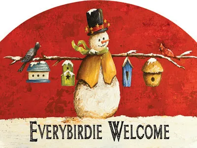 Everybirdie Welcome Plaque