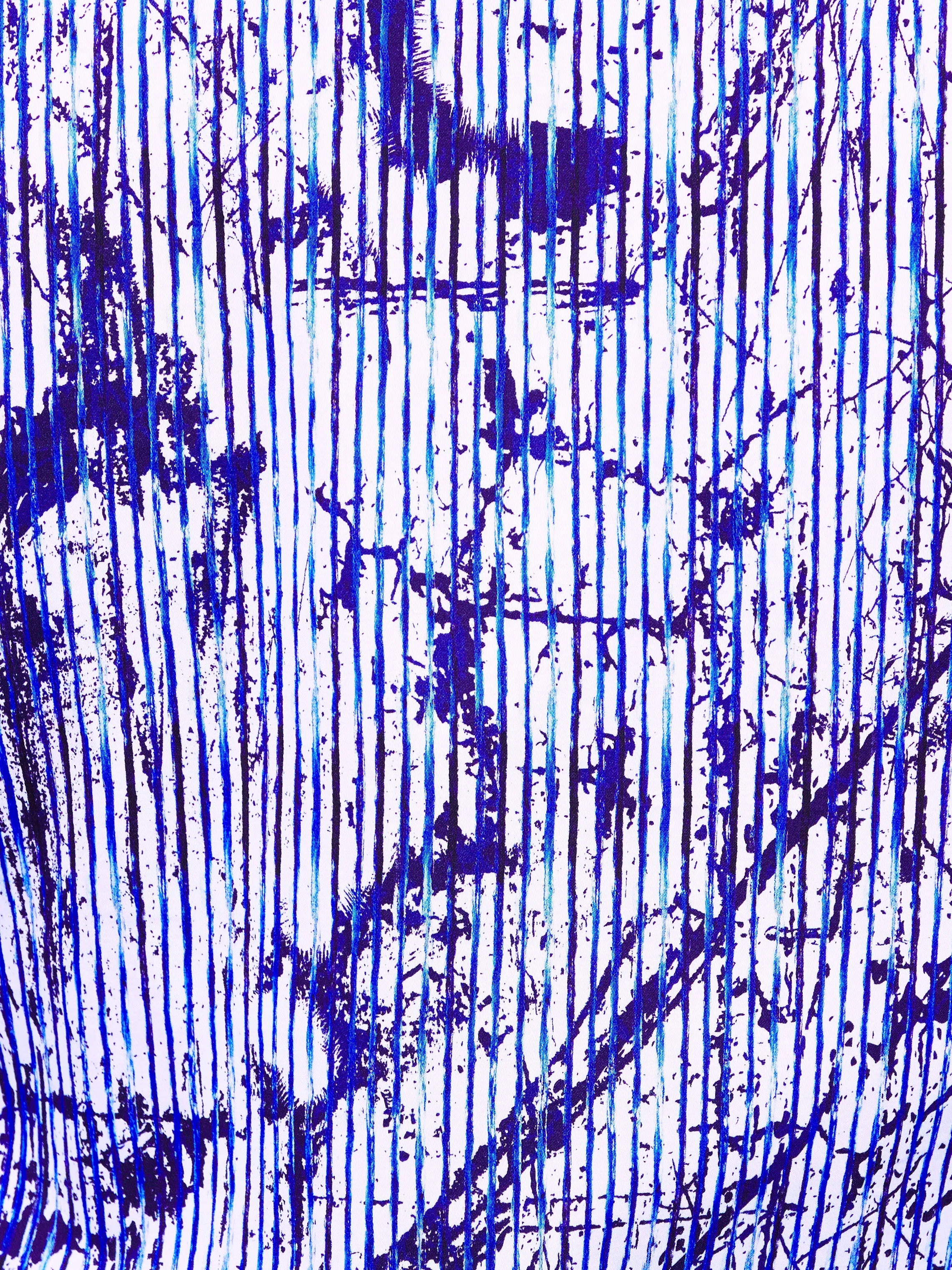 Fibonacci Artwork Blue