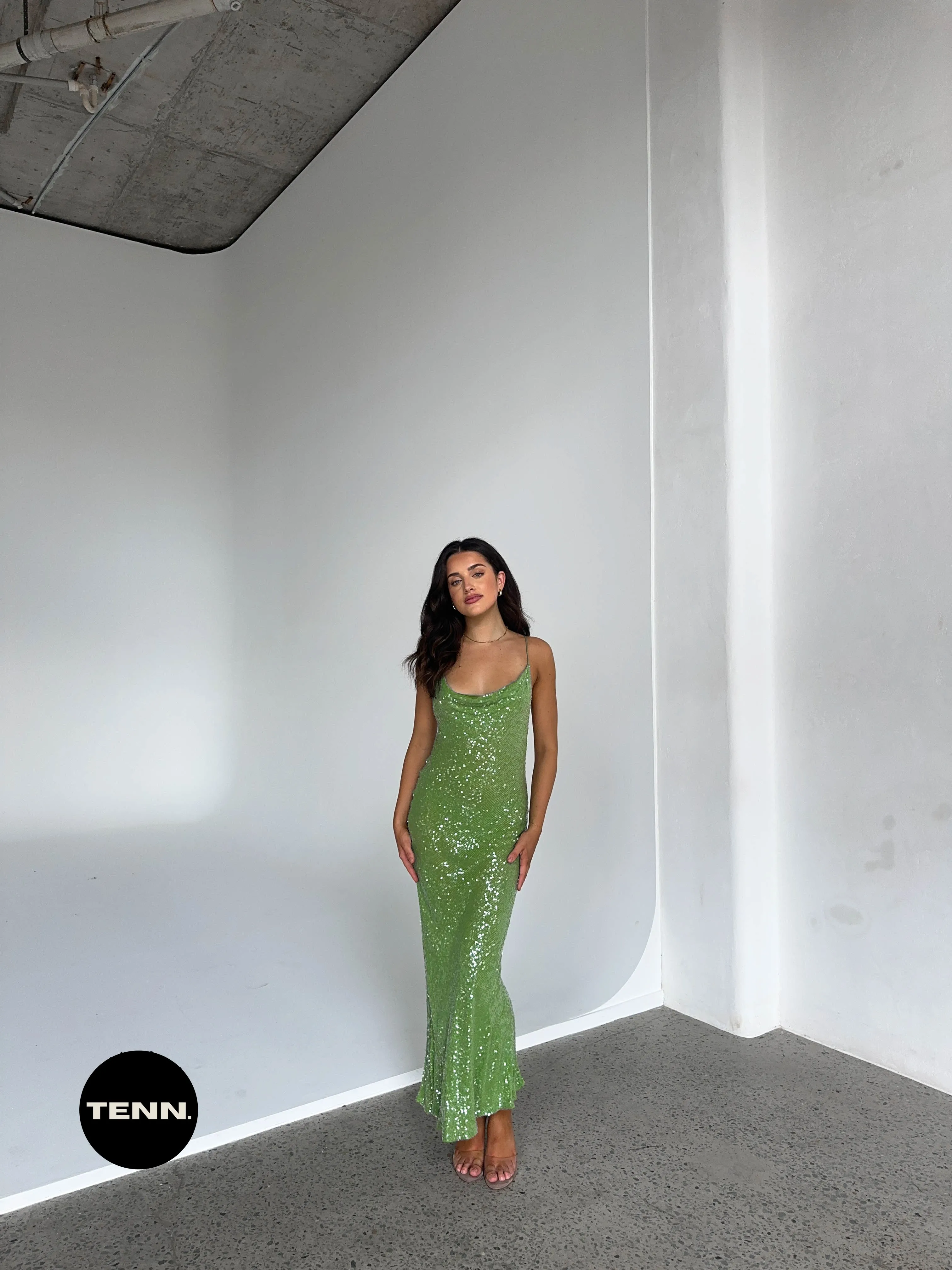 Gaia Dress - Green