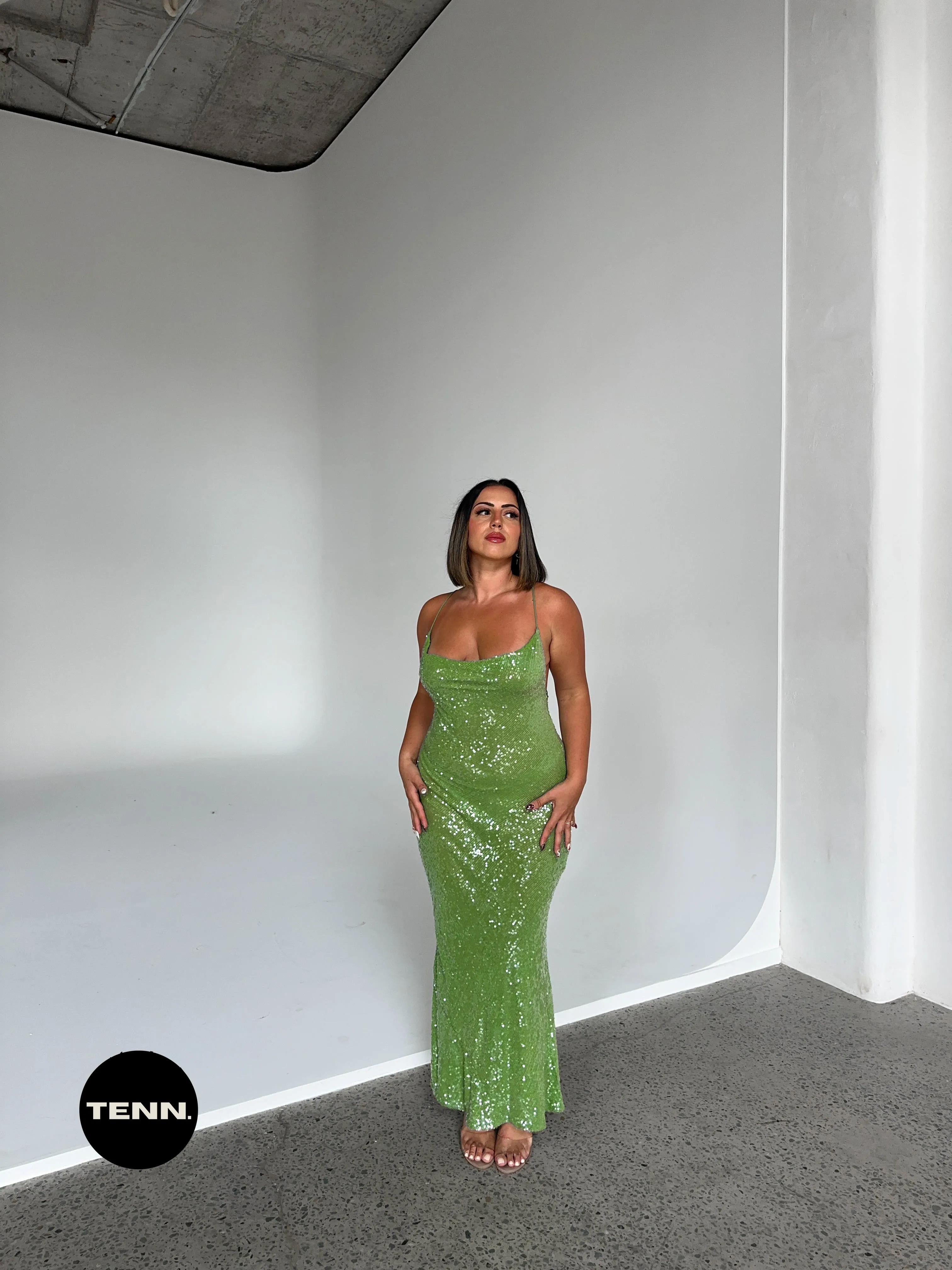 Gaia Dress - Green
