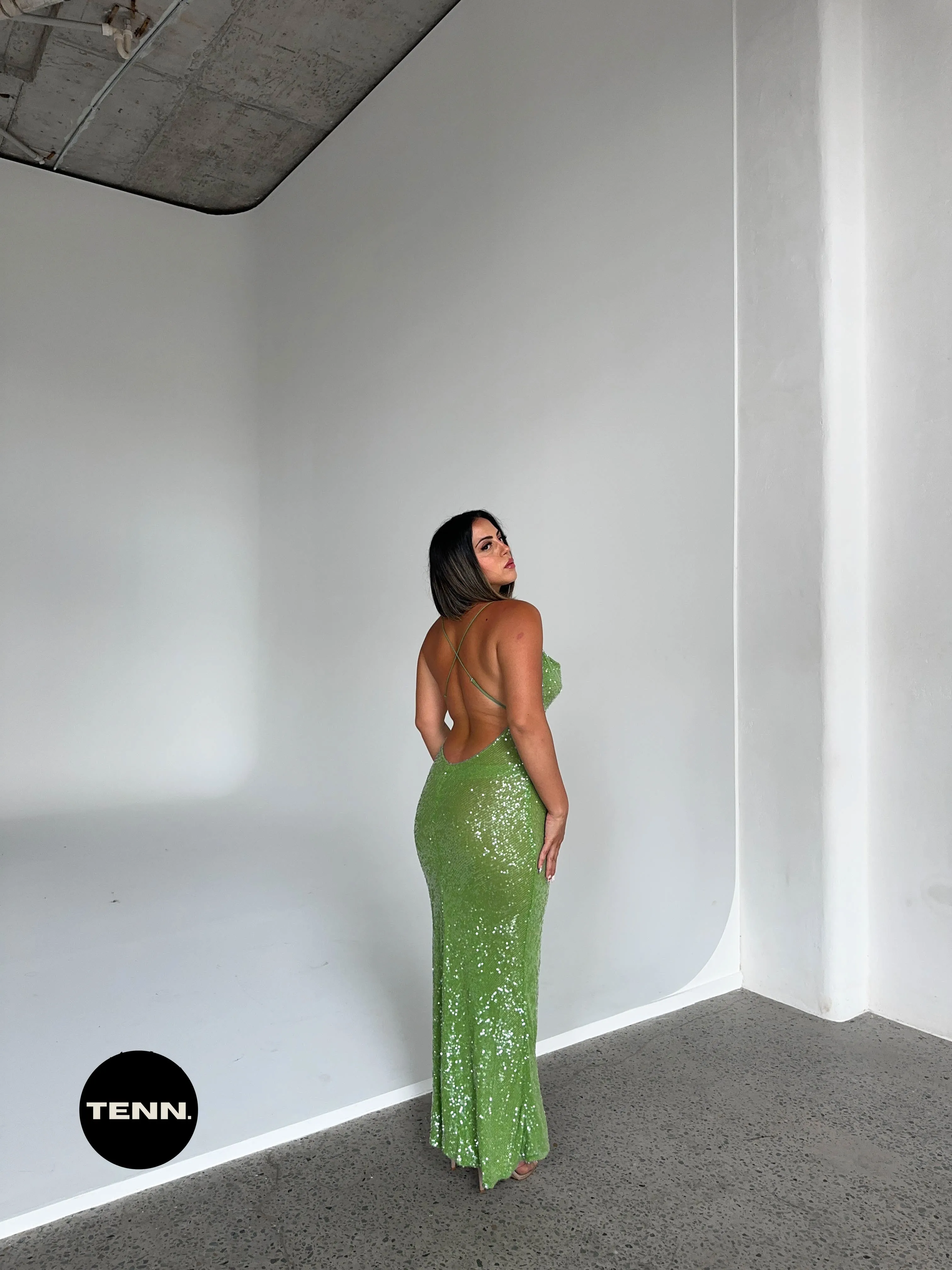 Gaia Dress - Green