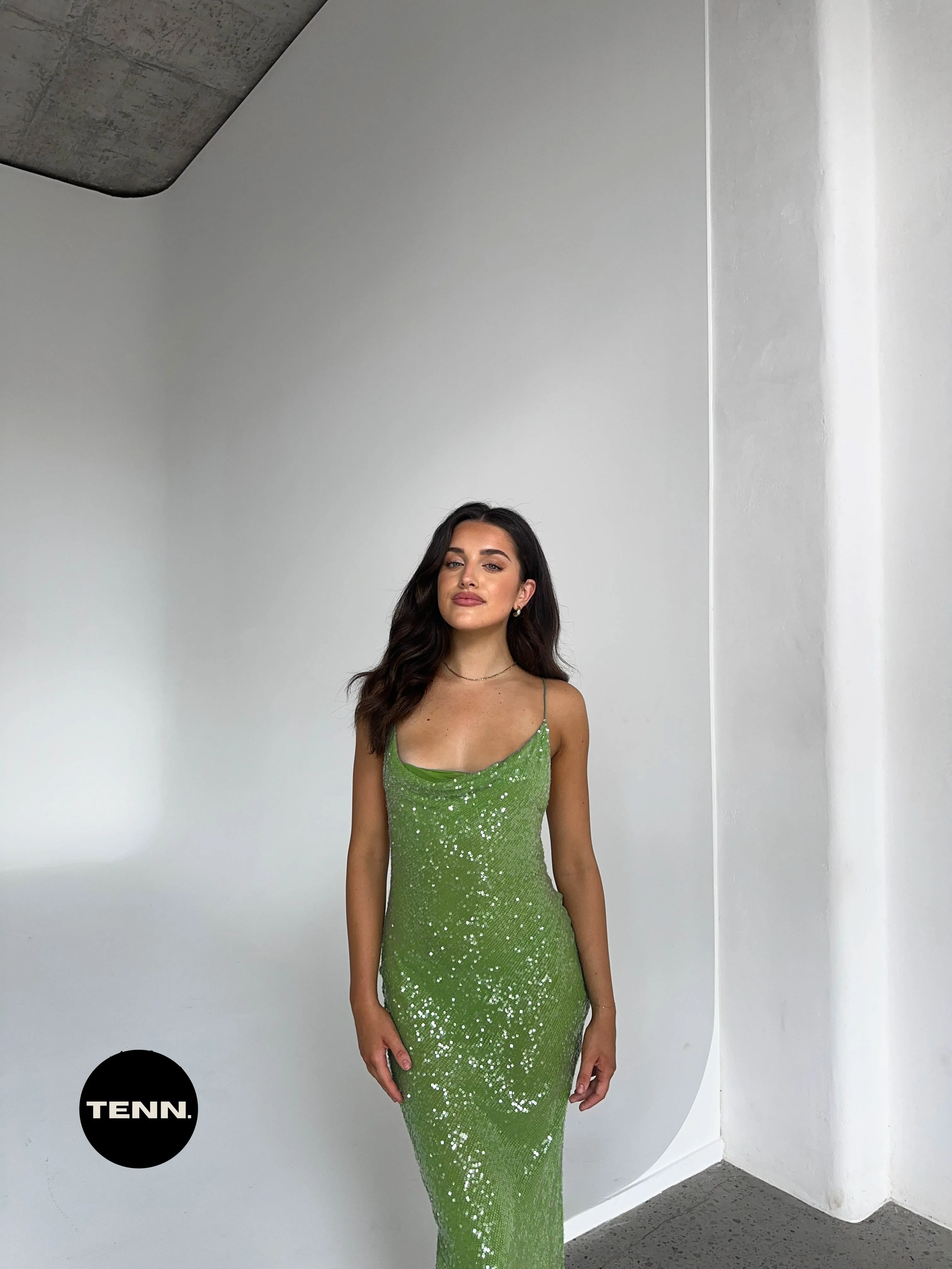 Gaia Dress - Green