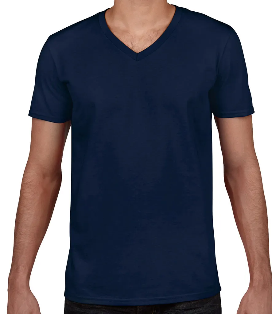 Gildan SoftStyle Ringspun V Neck T-Shirt