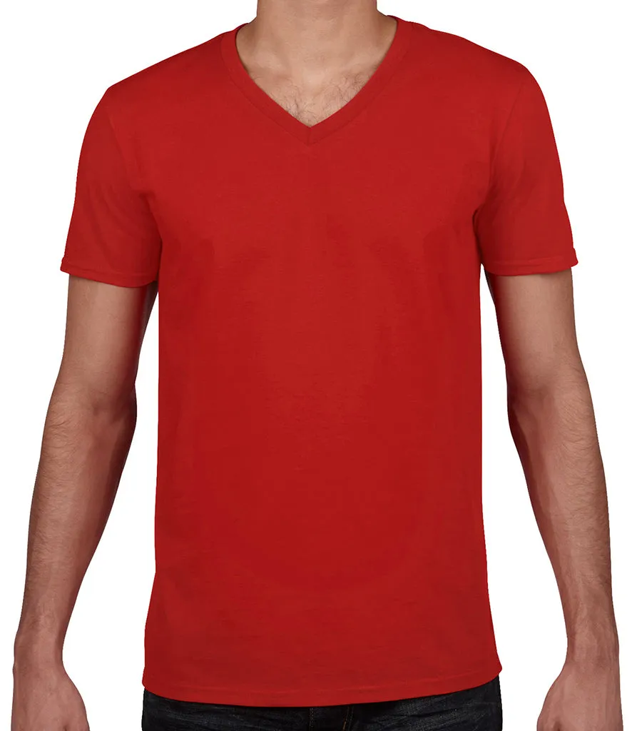 Gildan SoftStyle Ringspun V Neck T-Shirt