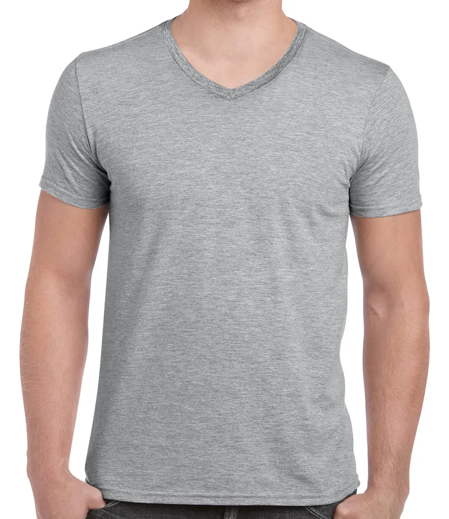 Gildan SoftStyle Ringspun V Neck T-Shirt