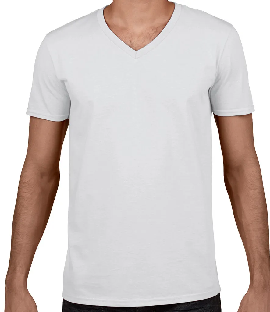 Gildan SoftStyle Ringspun V Neck T-Shirt