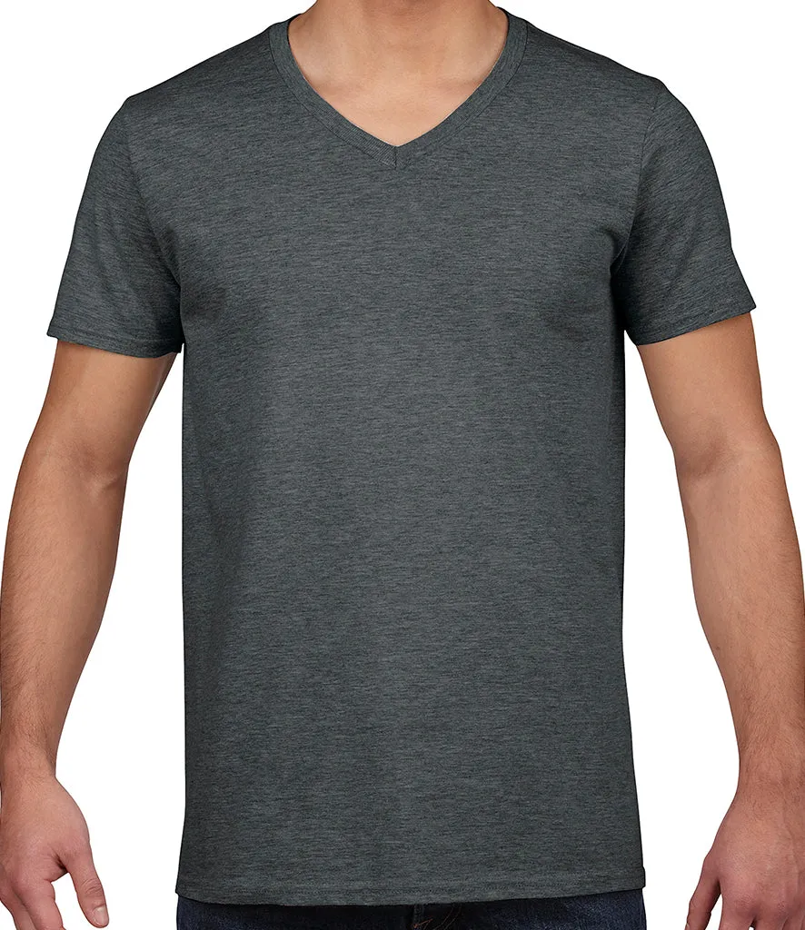 Gildan SoftStyle Ringspun V Neck T-Shirt