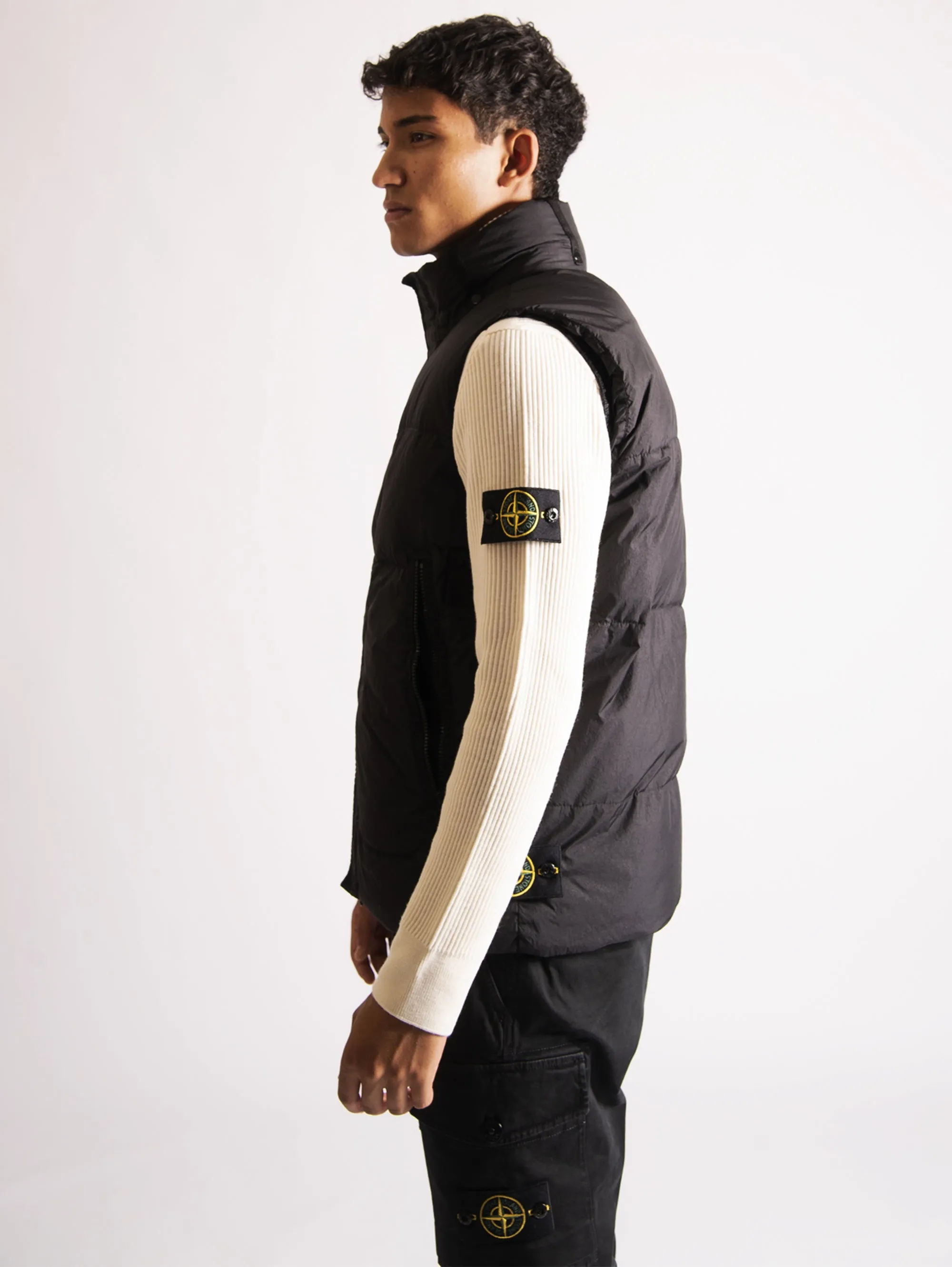 Gilet Trapuntato Nero