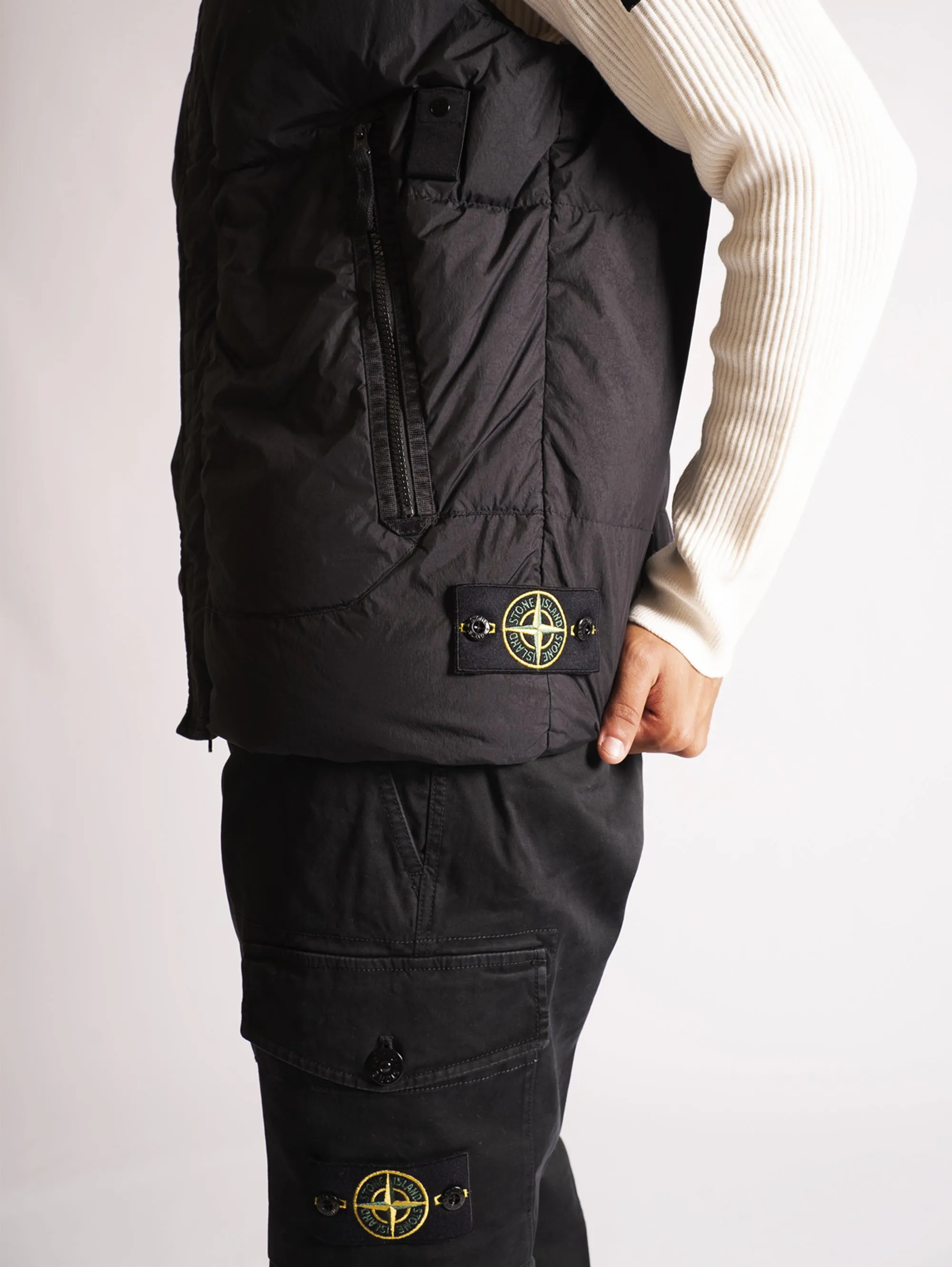 Gilet Trapuntato Nero