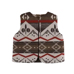 Ginys Gilet | Dusty Brown Melange