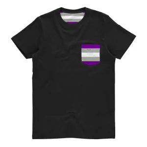 Greysexual Pride Flag Pocket T Shirt
